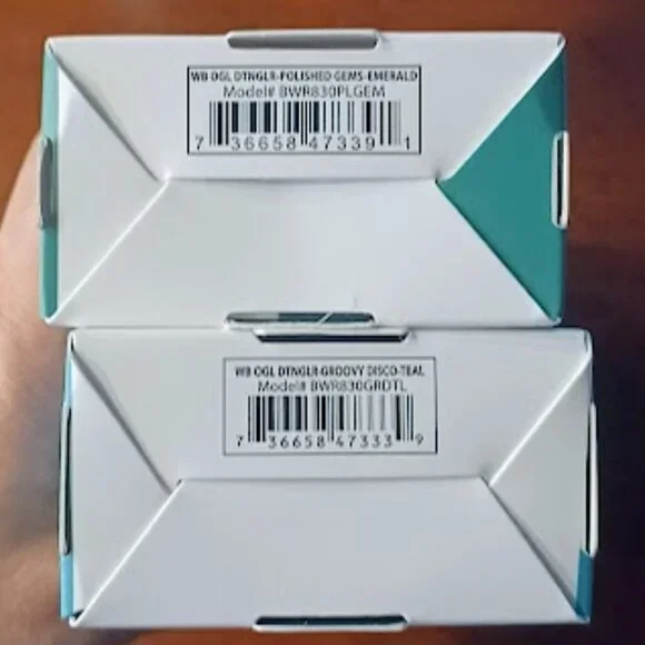 Set of 2 Wet brushes original detangler teal & silver glitter for all hair types - Picture 6 of 6